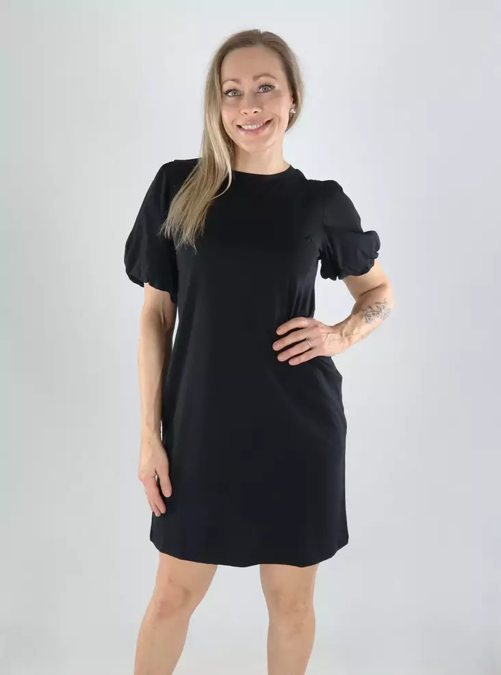 Pieces dress puff black - Dresses and tunics - 141200 - 1