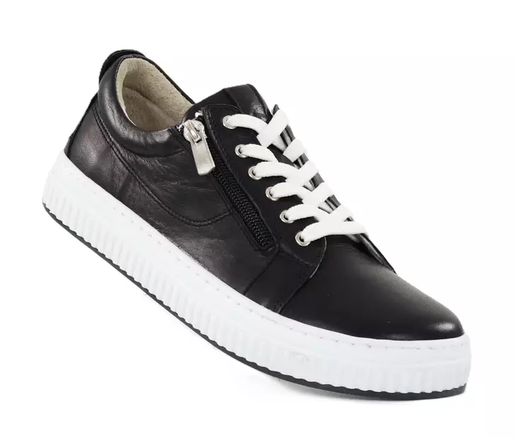 Andrea Conti women's genuine leather sneakers 0069003-002 black - Women's sneakers - 138280 - 1