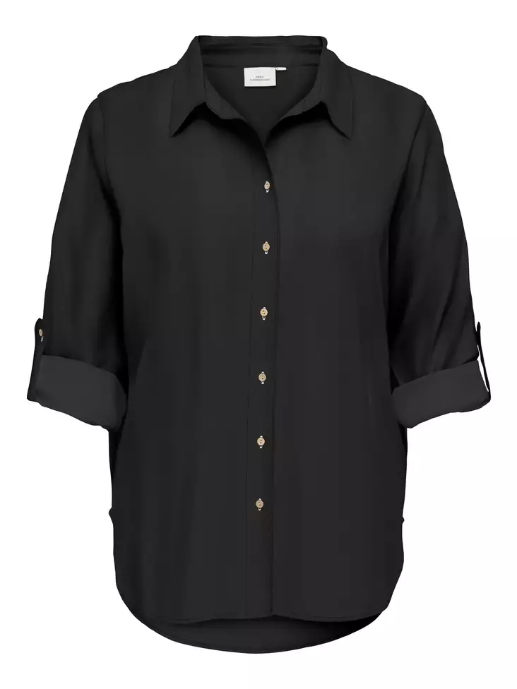 Carmakoma Shirt 3/4 black - Women's shirts and blouses - 140840 - 1