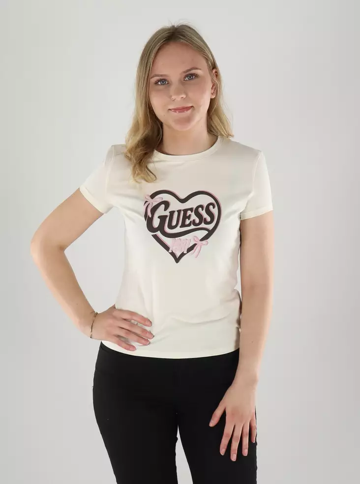 Guess T-Shirt V6YI09K4276 G027 white - Women's T-shirts - 141300 - 1