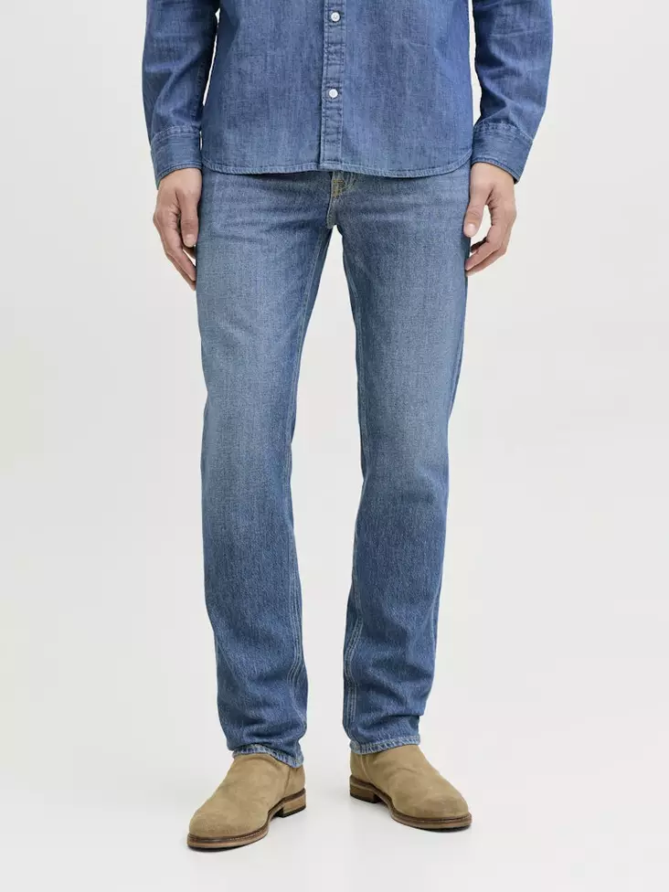 Jack&Jones men's jeans JJICLARK JJOriginal NS 415 blue denim/mid blue - Men's jeans - 140380 - 1