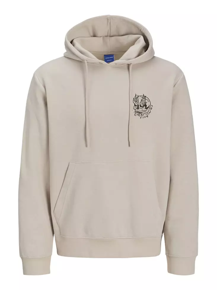 Jack&Jones men's hoodie moonbeam - Men's hoodies - 137460 - 1