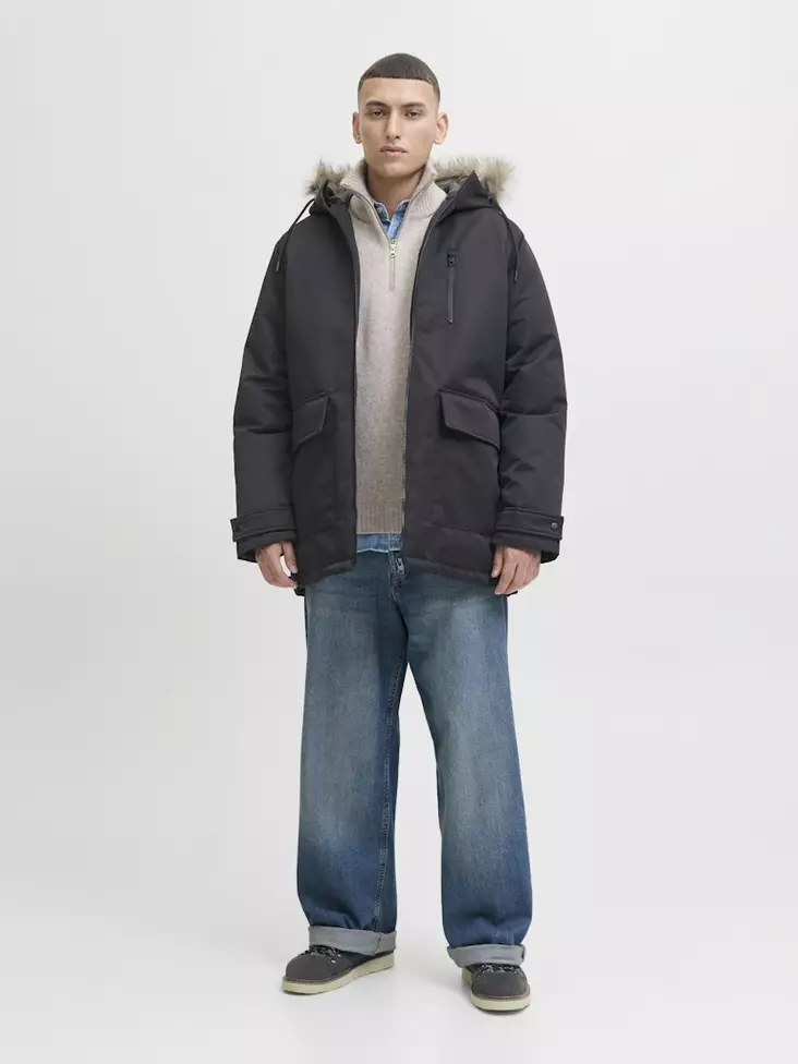 Jack&Jones Winter Jacket JJCHARLIE DETACHABLE black - Men's jackets - 139460 - 1