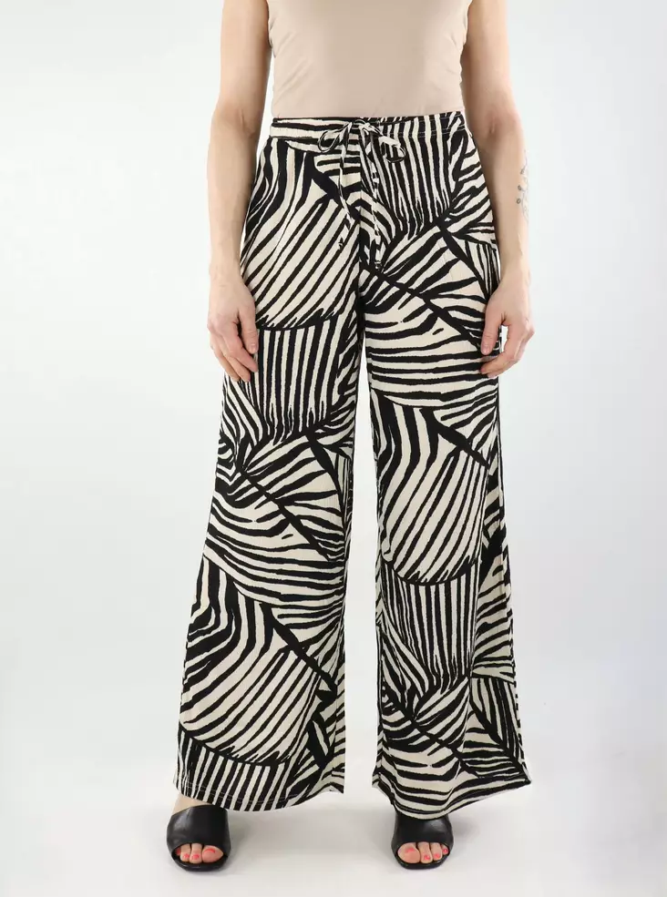 JDY women's casual pants New sandshell/black - Women's trousers - 140450 - 1