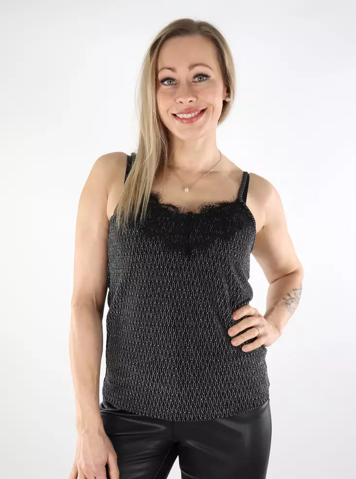 Only women's glitter top black/harlequin - Women's tank tops - 137490 - 1