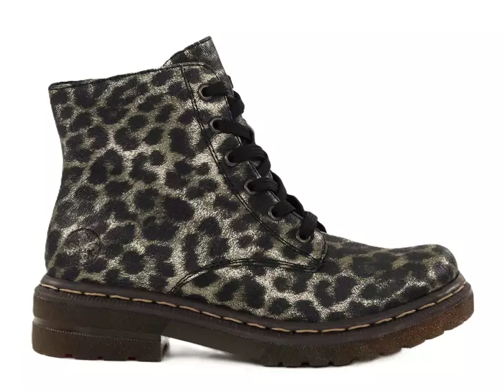 Rieker women's leopard print ankle boots 78240-90 multi - Rieker ankle boots - 139010 - 1