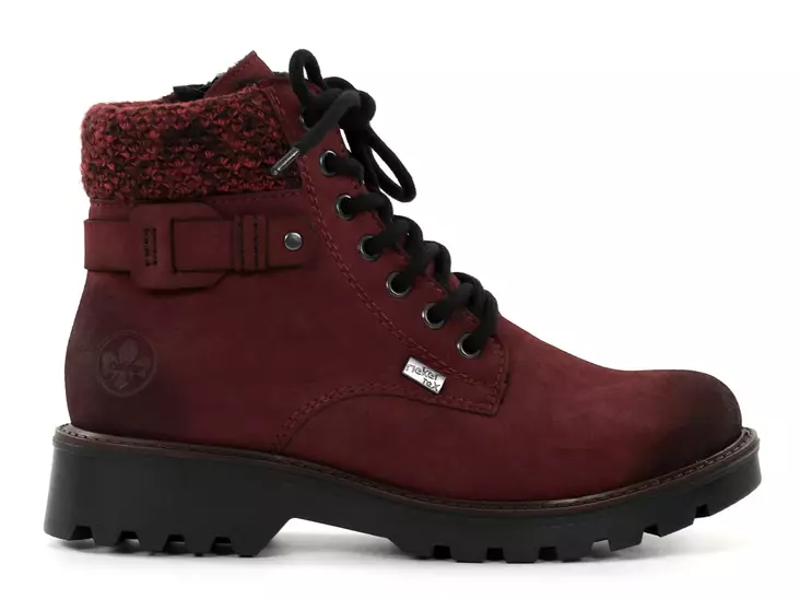 Rieker women's ankle boots 73225-35 red - Rieker ankle boots - 137310 - 1