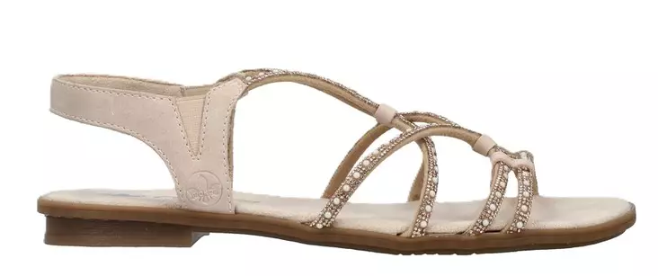 Rieker Sandals 64270-90 bronze - Rieker women`s sandals - 140590 - 1