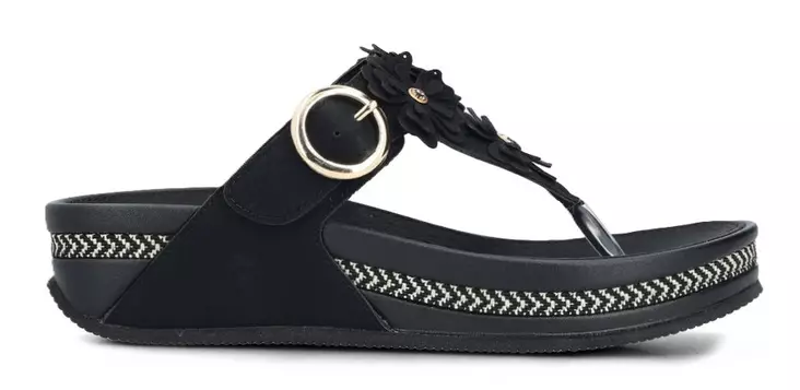Rieker women's flip-flops V1466-00 black - Rieker mules - 140660 - 1