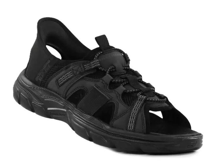 Skechers men's wide-last sandals 205181/BLK REVOLTED SS - MERRICK black - Men's sandals - 138700 - 1