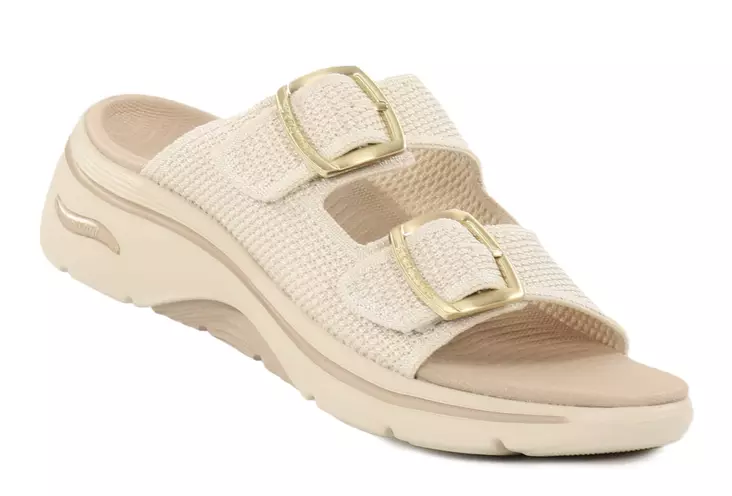 Skechers women's flip-flops 140871/NAT GO WALK ARCH FIT 2.0 SANDAL - CHLOE natural - Women's mules - 138660 - 1