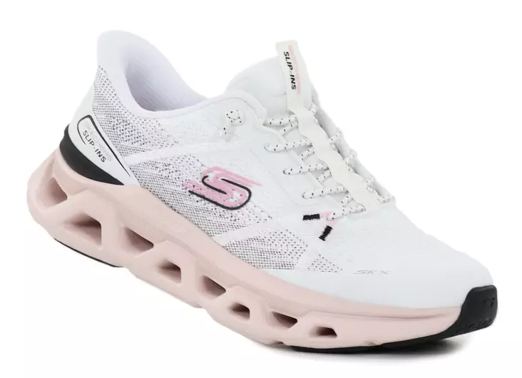 Skechers women's sneakers 150513/WBPK GLIDE STEP ALTUS - FAST LANE white/black/pink - Skechers women`s sneakers - 140570 - 1