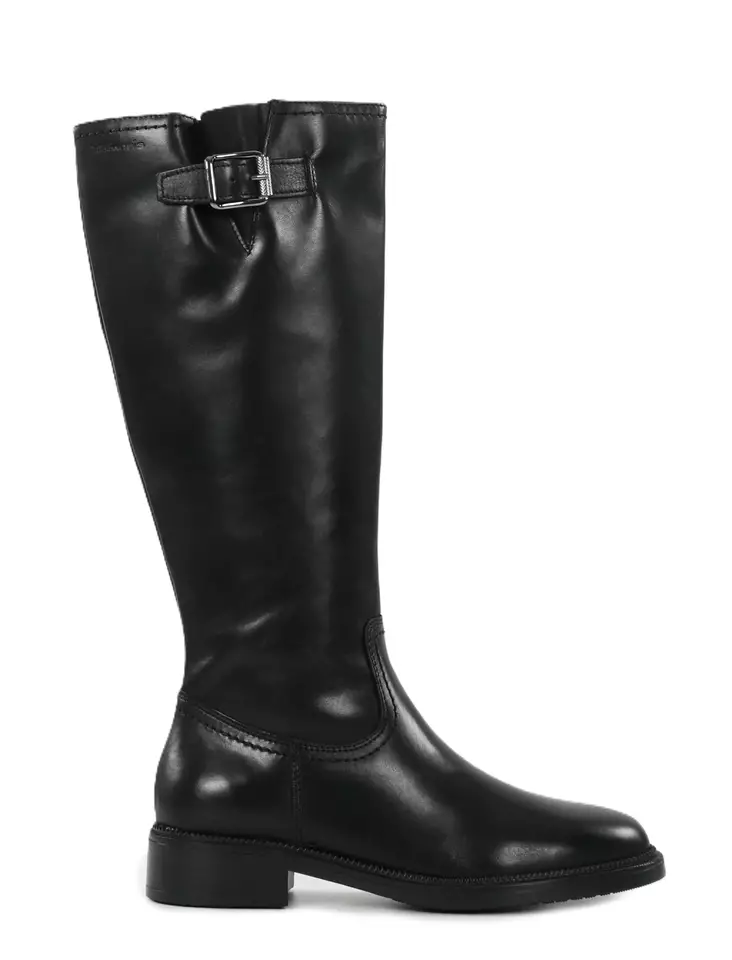 Tamaris women's genuine leather boots 25503-45 black - Tamaris boots - 139930 - 1