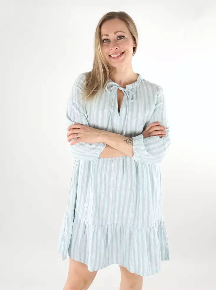Vero Moda dress/tunic 3/4 gray mist/snow white - Dresses and tunics - 138560 - 1