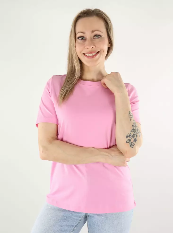 Vero Moda women's organic cotton t-shirt bonbon - Women's T-shirts - 138210 - 1