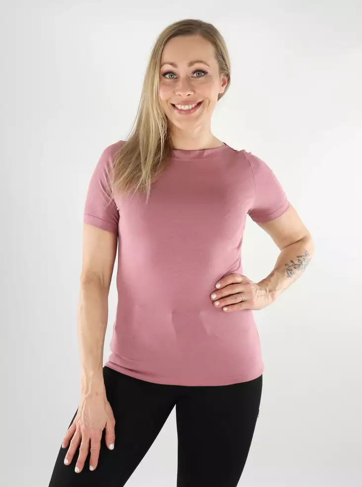 Vero Moda women's t-shirt VMPANDA Modal nostalgia rose - Women's T-shirts - 138530 - 1