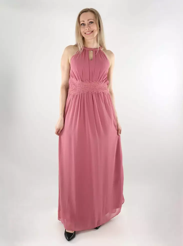 Vila lace maxi dress Halterneck mesa rose/elastic - Dresses and tunics - 137690 - 1