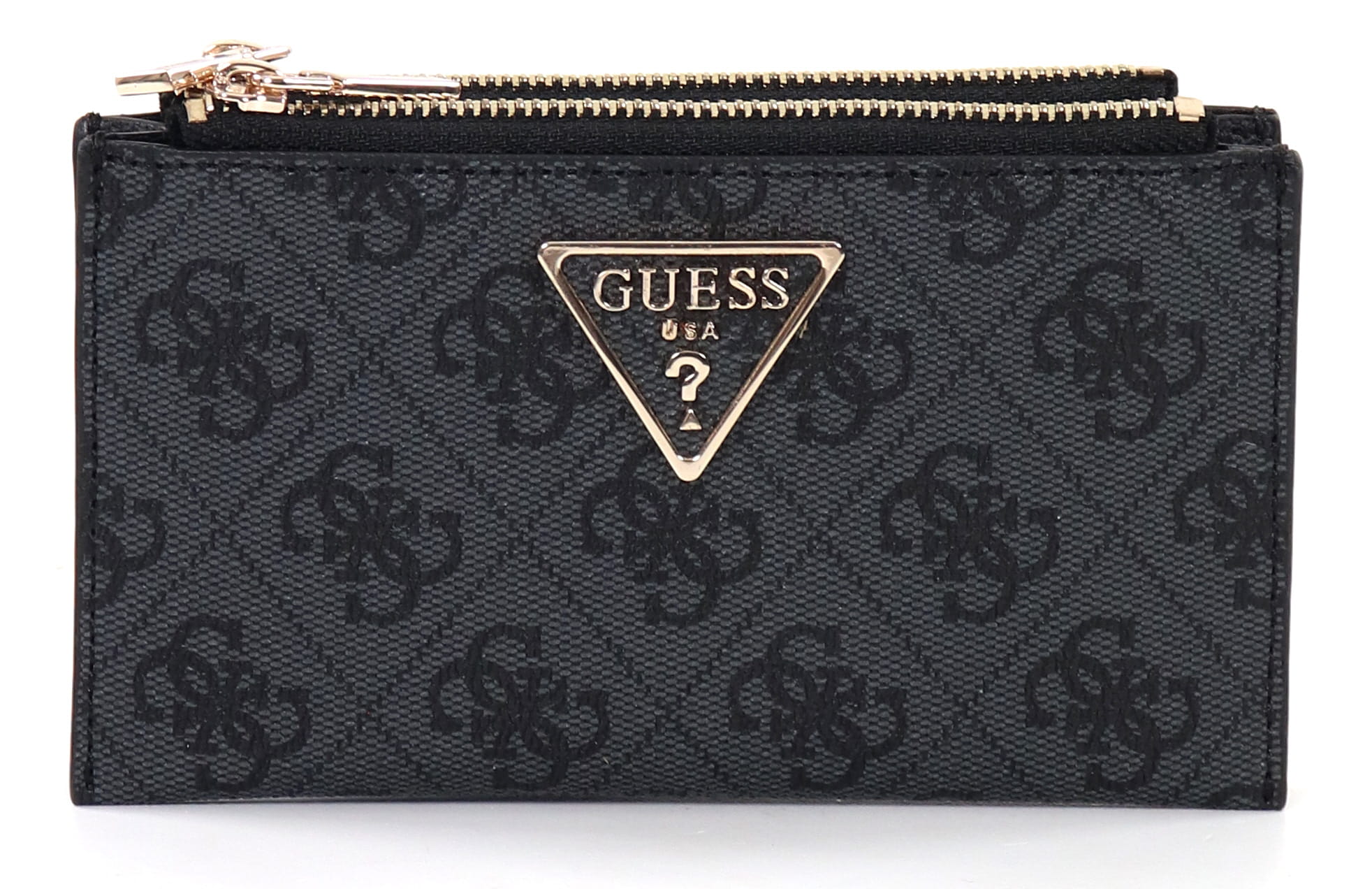 Guess Wallet Laurel slg zip coal logo - Stilettoshop.eu webstore
