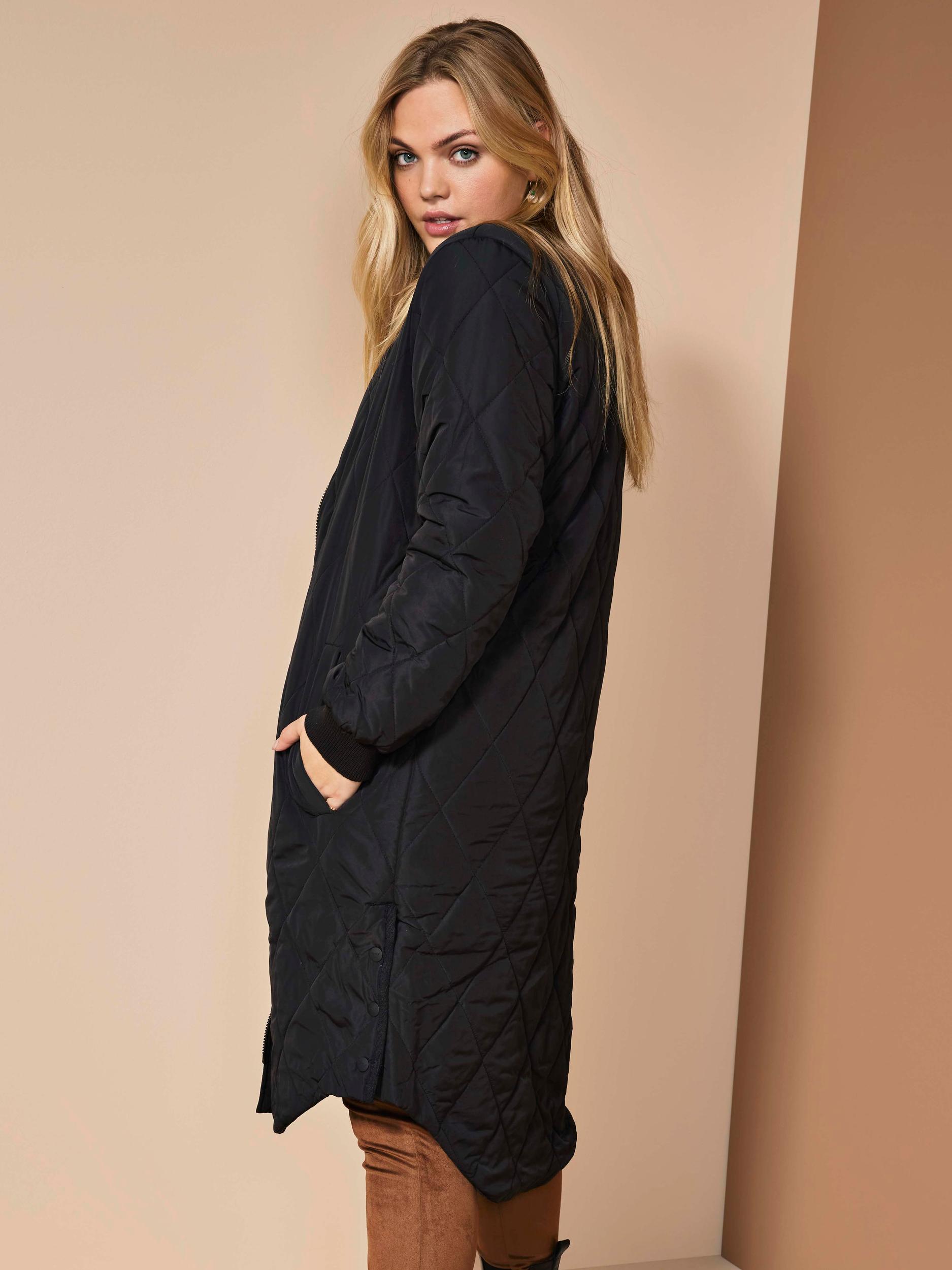 Only Carmakoma Lightweight Quilted Jacket Carrot, black