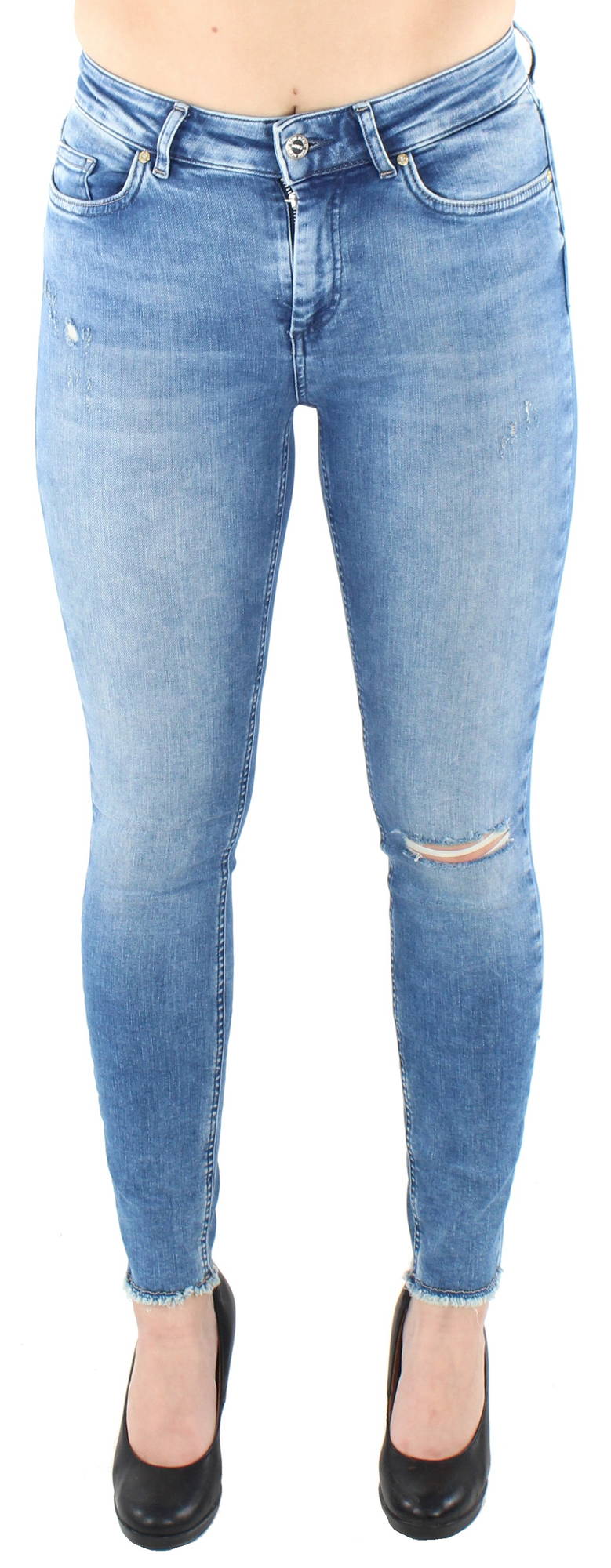 Only Jeans Blush Mid Sk Ank, Blue webstore
