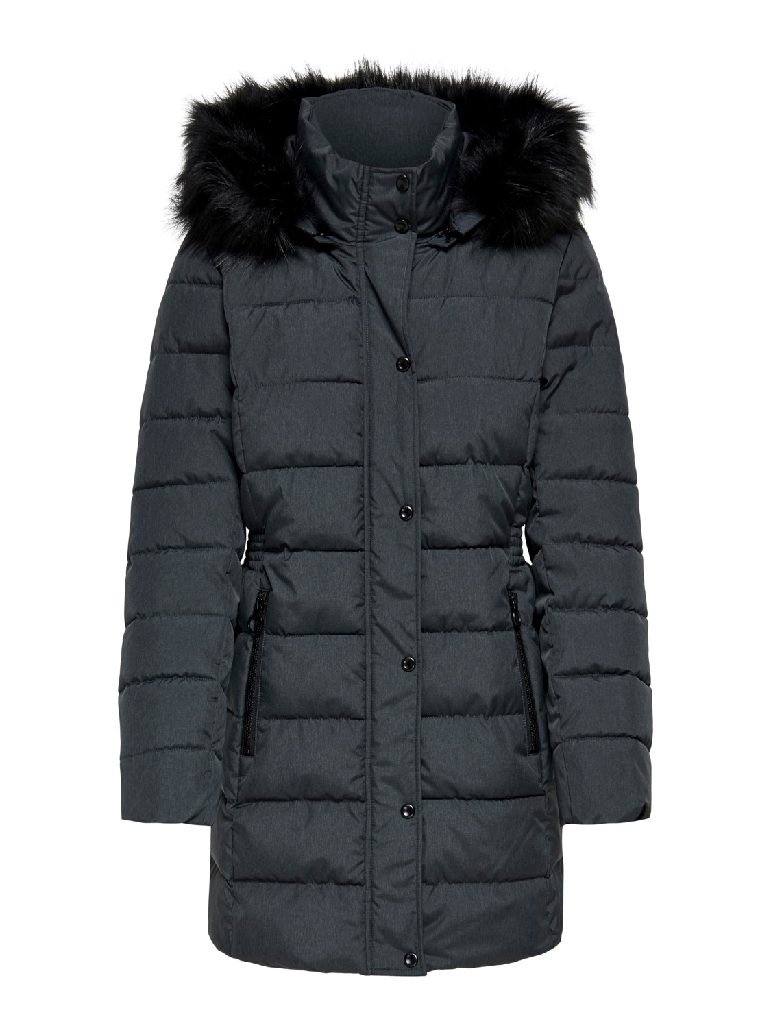 Only Winter Coat Luna quilted, Dark Grey webstore