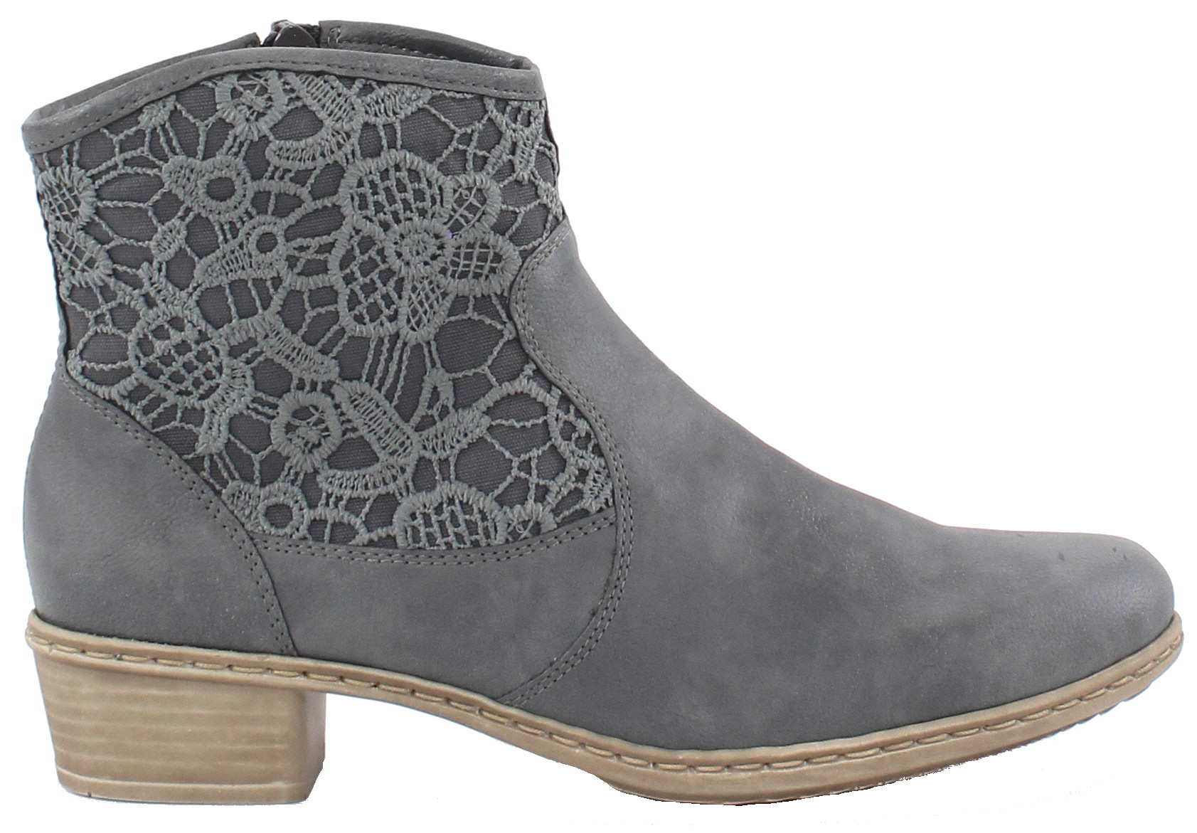 rieker blue ankle boots