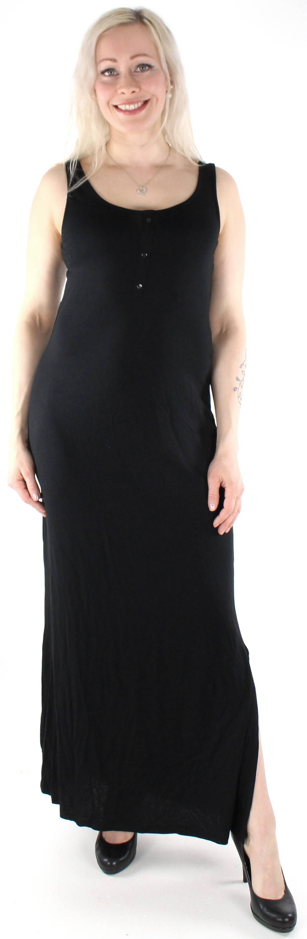 Vila Maxi Dress black - Stilettoshop.eu webstore