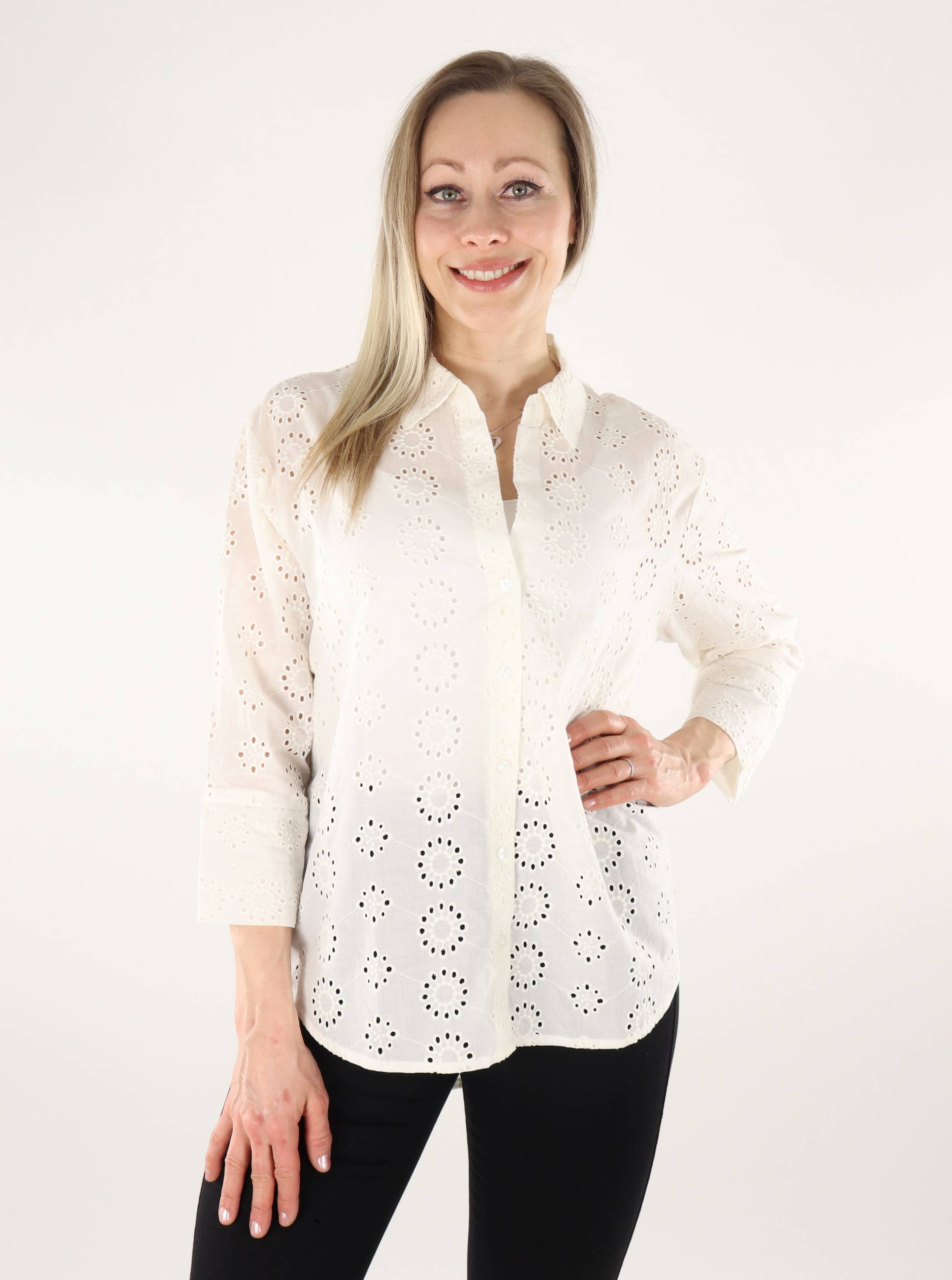 売れ筋商品|||イチ シャツ レディース トップス IXNAIMA - Button-down blouse - cloud dancer イチ シャツ レディース トップス IHMain - Button-down blouse