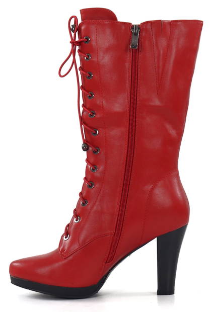 Fuzz Boots 6176-05 red - Women's boots - 134361 - 2