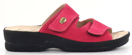 Golden Fit Mules 714 fuchsia suede - Women's work shoes - 134021 - 1