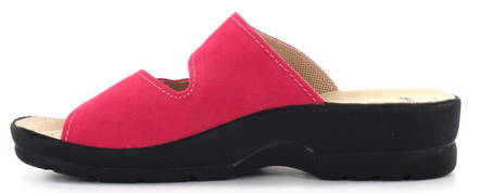 Golden Fit Mules 714 fuchsia suede - Women's work shoes - 134021 - 2