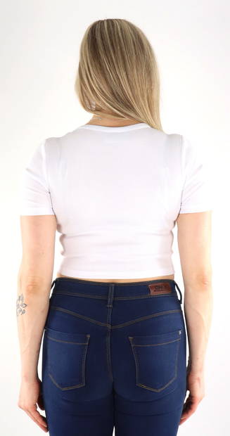 JJXX T-shirt rib white - Women's T-shirts - 133261 - 2