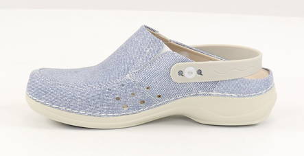 Nursing Care Machine Washable Sandals Leather Jeans - Women's work shoes - 129901 - 2