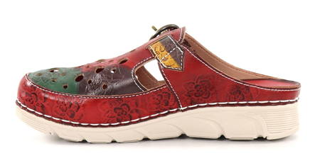Laura Vita Mules Dorry 08 Rouge - Women's mules - 135261 - 2