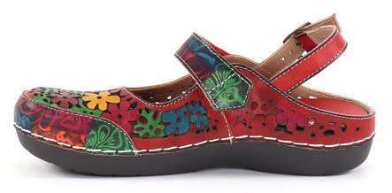 Laura Vita Sandals Billy 01, rouge - Women's sandals - 130291 - 2