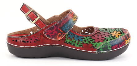 Laura Vita Sandals Billy 01, rouge - Women's sandals - 130291 - 1