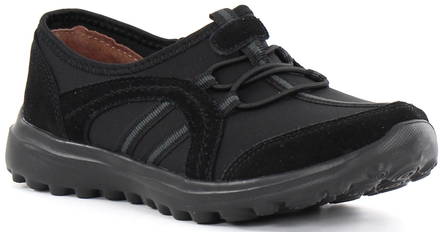 Natura Walking Shoes Silky, Black - Women's walking shoes - 128681 - 2