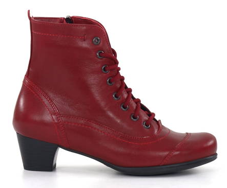 Natura Sandals 25010 Maija red - Women's ankle boots - 134611 - 1