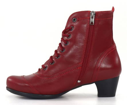 Natura Sandals 25010 Maija red - Women's ankle boots - 134611 - 2