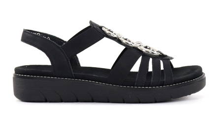 Rieker Remonte women's sandals D2073-02 black - Rieker women`s sandals - 135381 - 1