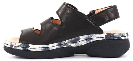 Think! Sandals Cambio 000587-0020, black - Women's work shoes - 132531 - 2