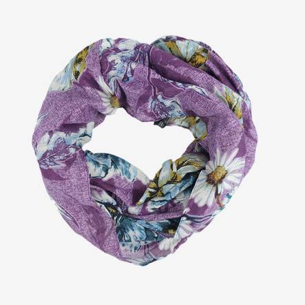 Veniz 60923 floral tube scarf purple - Women's scarfs - 134961 - 1