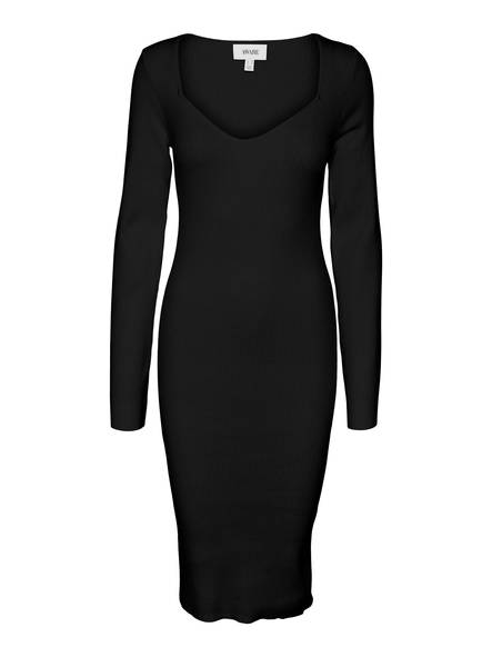 Vero Moda Aware knitted dress black - Women's knitwear - 135001 - 1