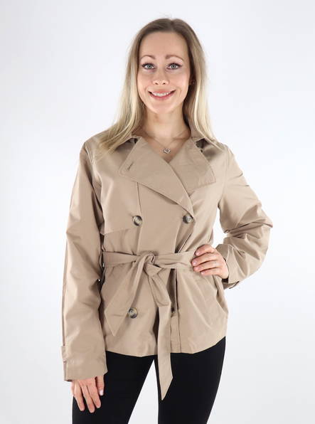 Women's trench coat Vero Moda silver mink - Women's light jackets - 135481 - 1
