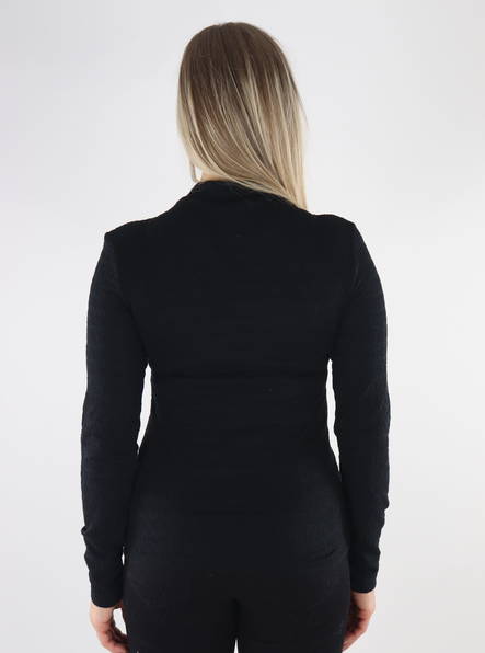 Vila cut out shirt black - Women's long sleeved shirts - 134751 - 2