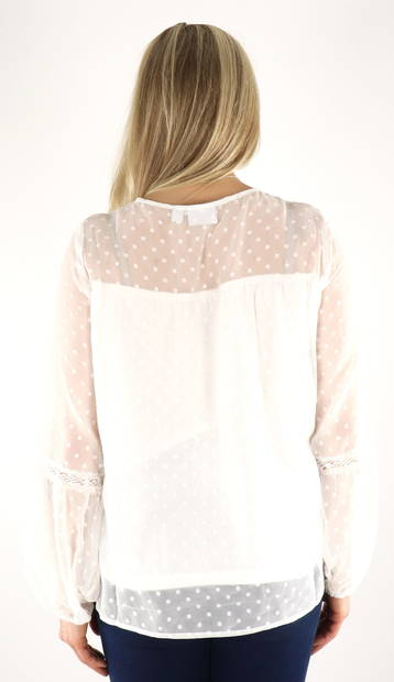 Vila Shirt snow white - Women's long sleeved shirts - 133301 - 2