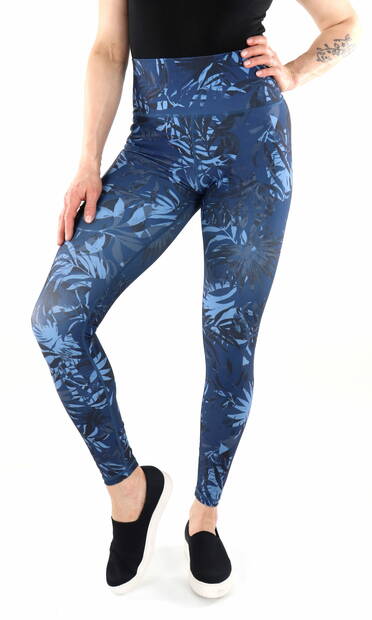 Only Play women's training pants Jam-Palm maritime blue - Women's sports leggings - 136111 - 1
