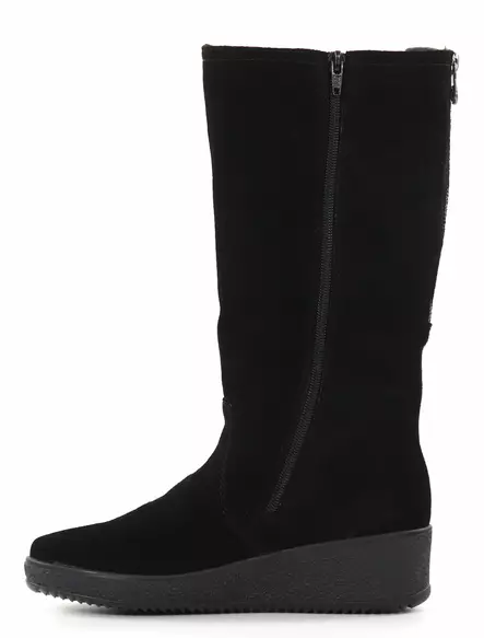 Rieker suede wedge boots Y4470-00 black - Rieker boots - 136521 - 2
