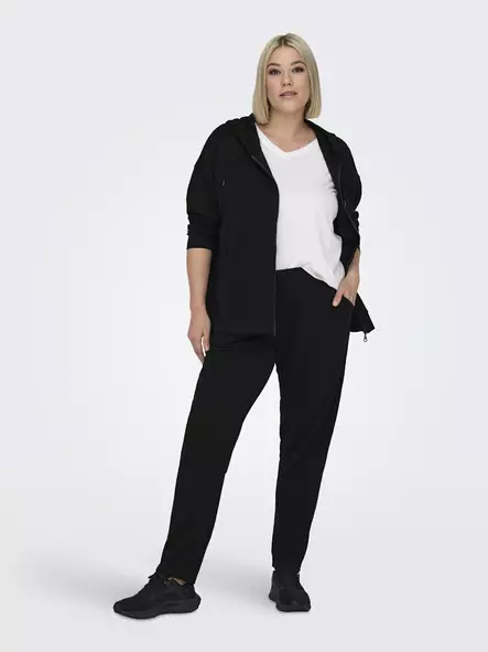 Only Play Curvy plus size sweatpants Life Slim black - Women's sports pants - 138941 - 2