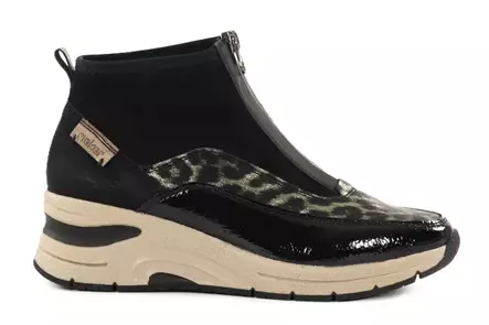 Rieker women's wedge sneakers/ankle boots N9362-00 black - Rieker ankle boots - 139011 - 2